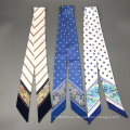 Bufanda de seda rectangular del diseño del lazo del estilo floral del lazo personalizado